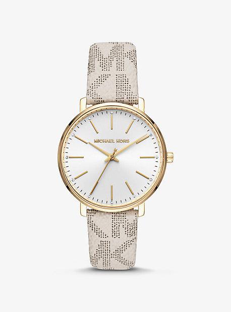 Oversized Pavé Logo -Tone Watch Product Image