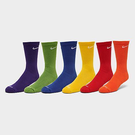 Nike Everyday Plus Cushioned Crew Training Socks (6-Pack) Size Small Product Image