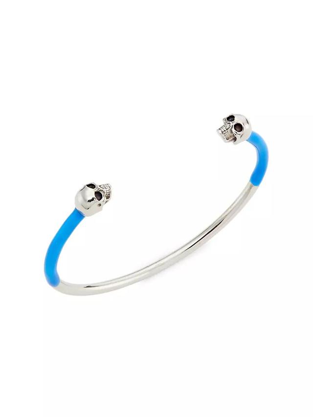 Mens Thin Twin Skill Cuff Bracelet Product Image