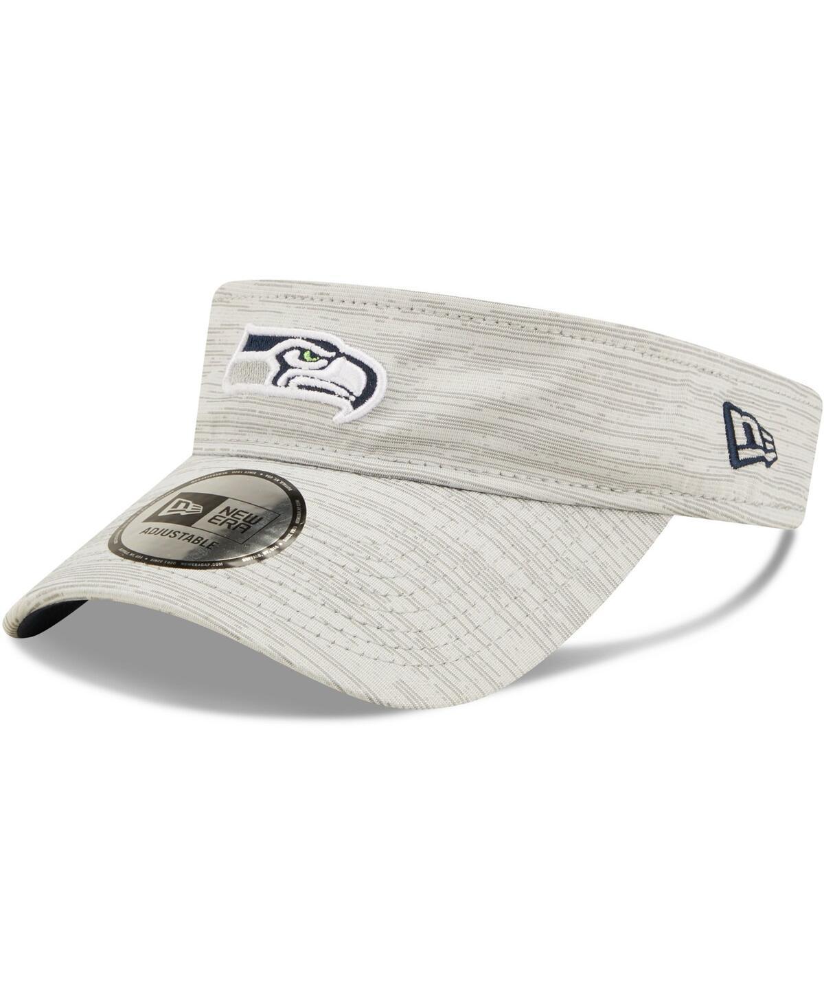 Mens New Era Gray Seattle Seahawks Distinct Adjustable Visor Product Image