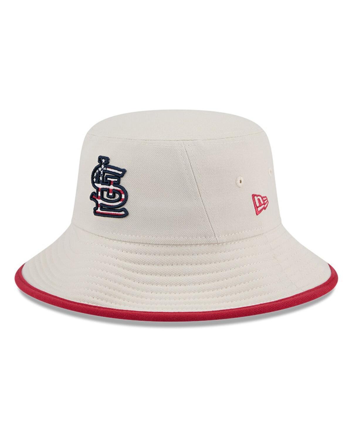 Mens New Era Khaki St. Louis Cardinals 2024 Fourth of July Bucket Hat Product Image