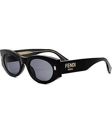 Fendi Roma Acetate Shield Sunglasses Product Image