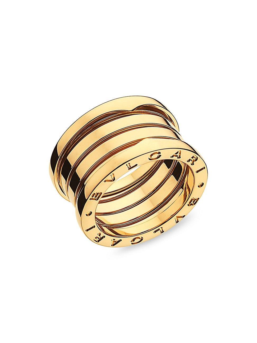 B. zero1 18K Yellow Gold 4-Band Ring Product Image