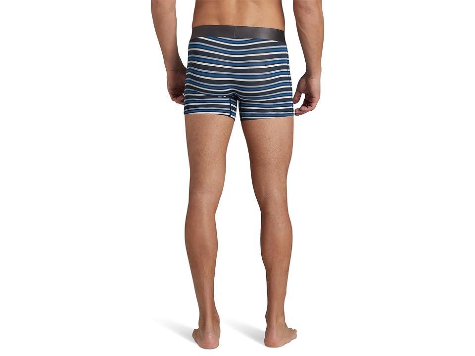 Tommy John Second Skin 4 Boxer Brief 2-Pack Dress Blues) Men's Underwear Product Image