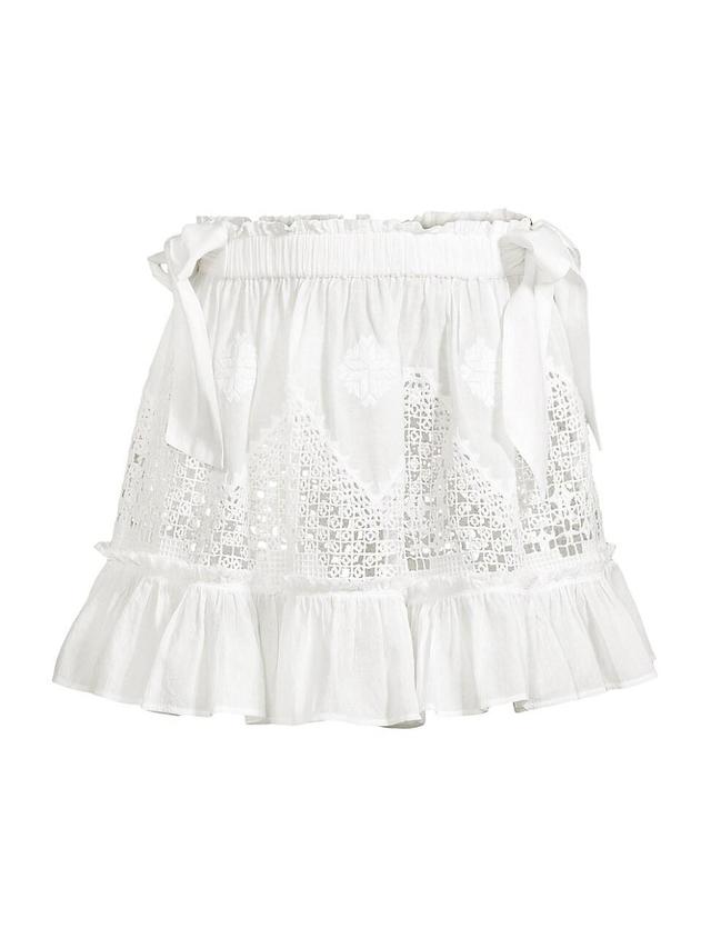 Womens Harley Lace Cover-Up Miniskirt Product Image