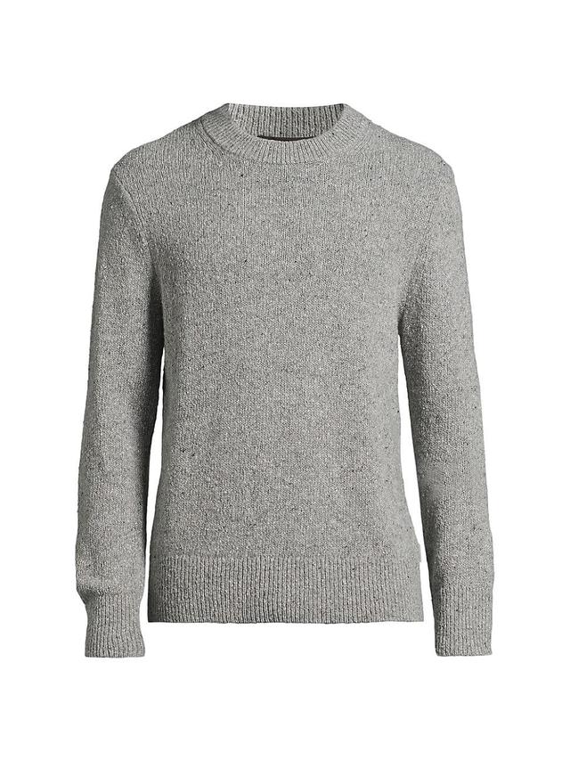 Mens Donegal Crewneck Sweater Product Image