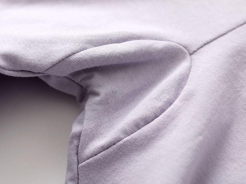 Long-Sleeve Plain Pajama Top / Pants Product Image