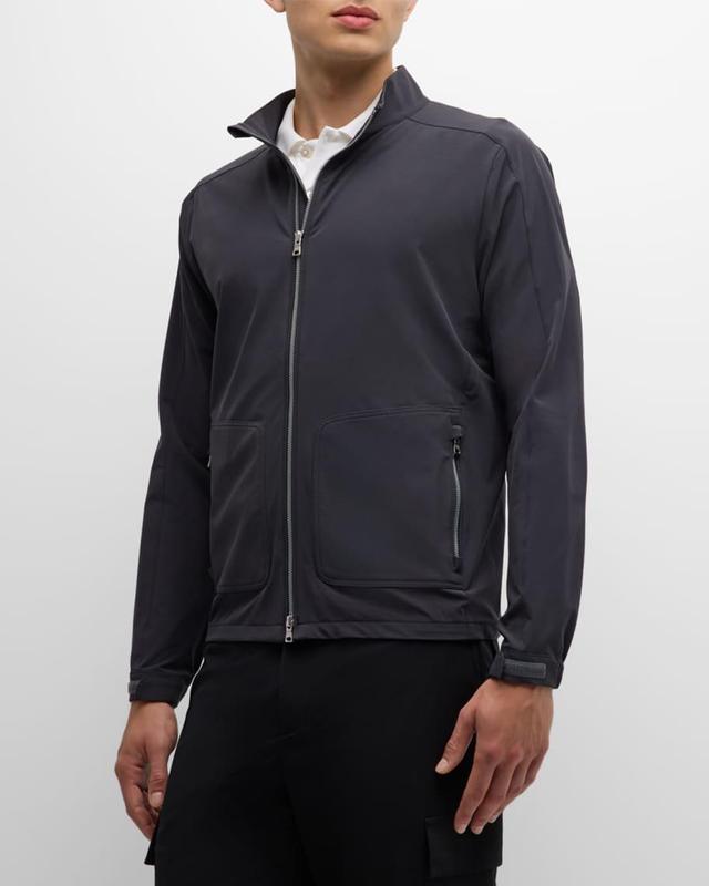 Peter Millar Mens Contour Jacket | Color: Black | Size: S Product Image