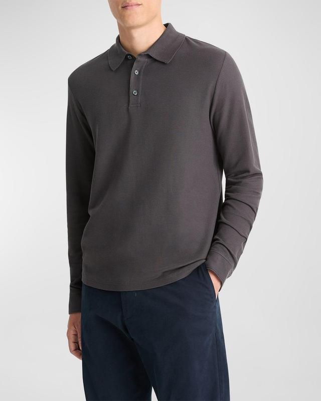 Mens Pima Pique Polo Shirt Product Image