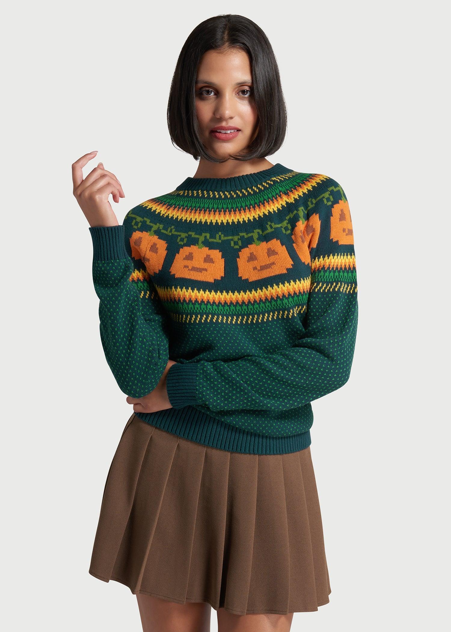 Give 'Em Pumpkin To Talk About Fair Isle Sweater Product Image