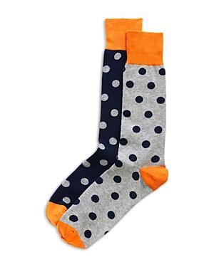 The Mens Store at Bloomingdales Bloom Dot Crew Socks - 100% Exclusive Product Image