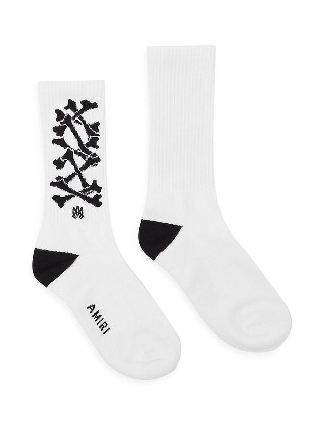 Mens Bones Cotton-Blend Sock Product Image