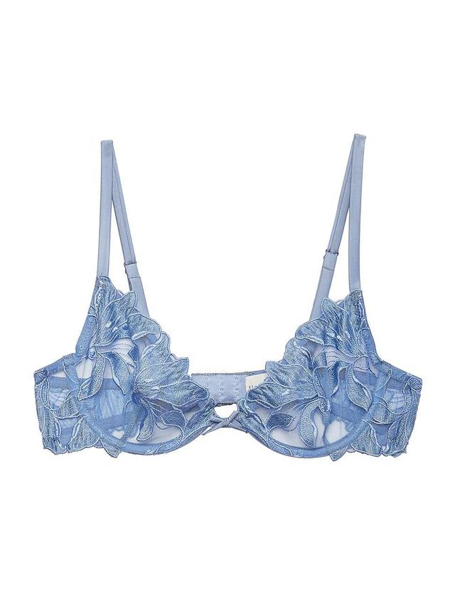 Womens Lace Plunge Demi Bra Product Image