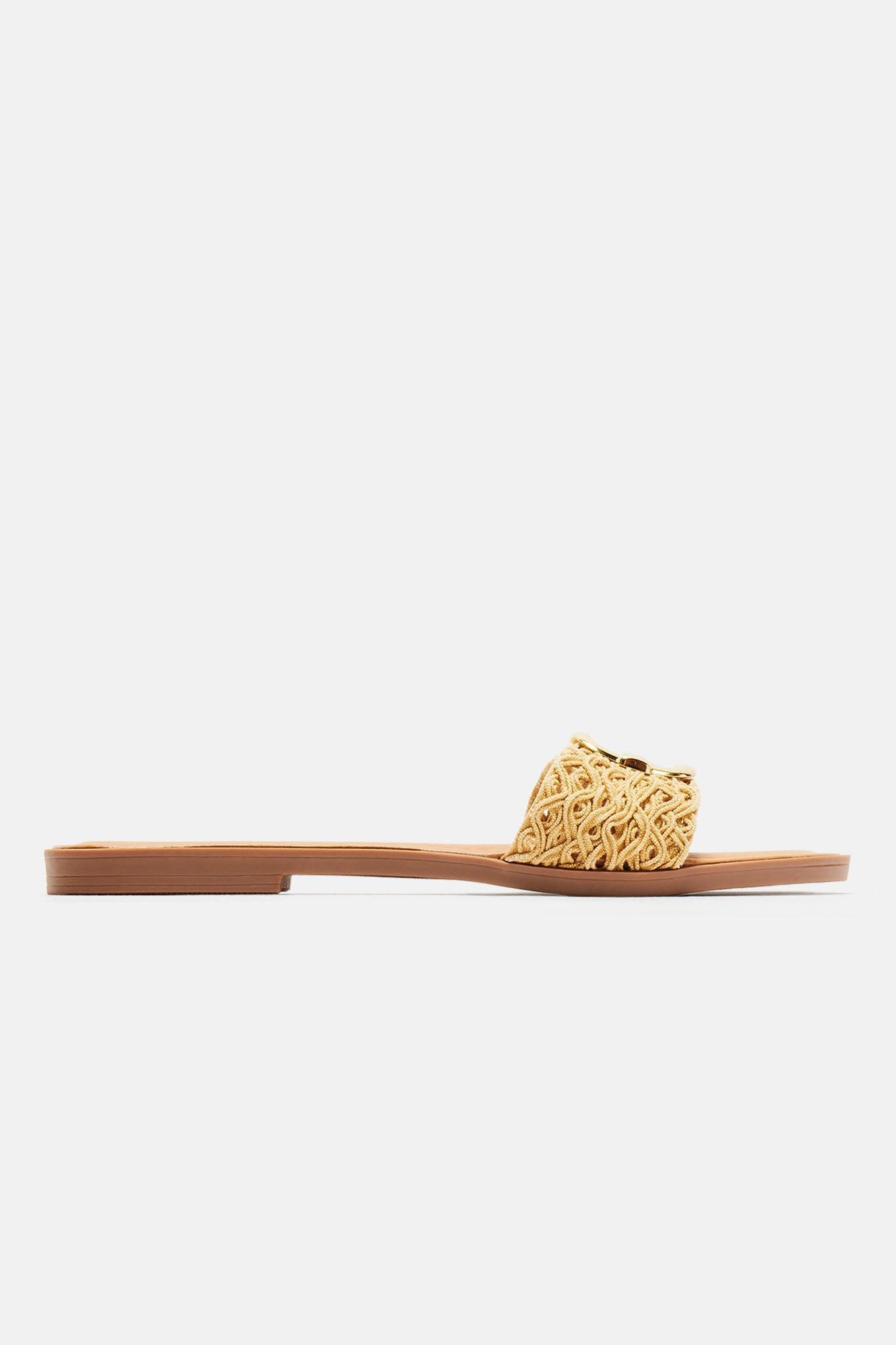 Shiloh Flat Sandals - Ivory Product Image