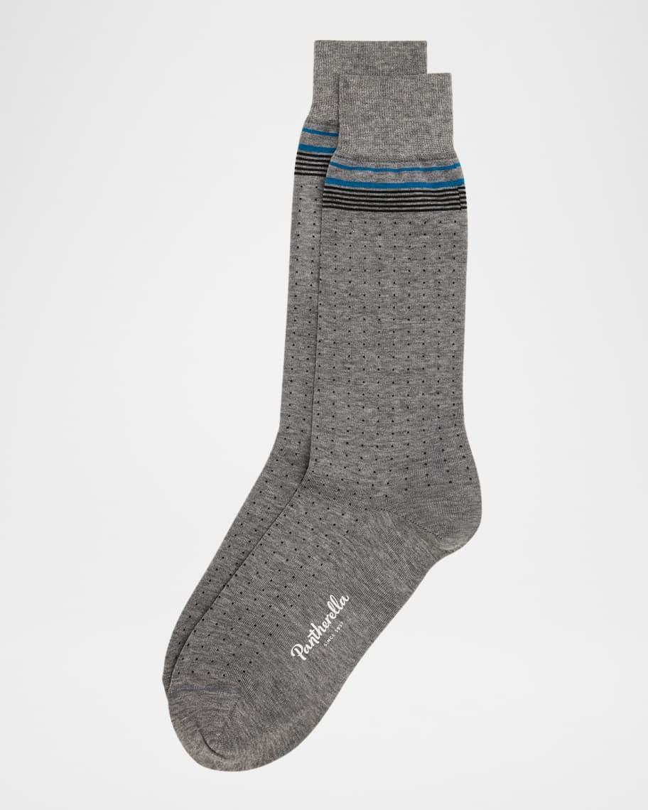 Men's Barfield Fil d'Ecosse Dotted Socks Product Image