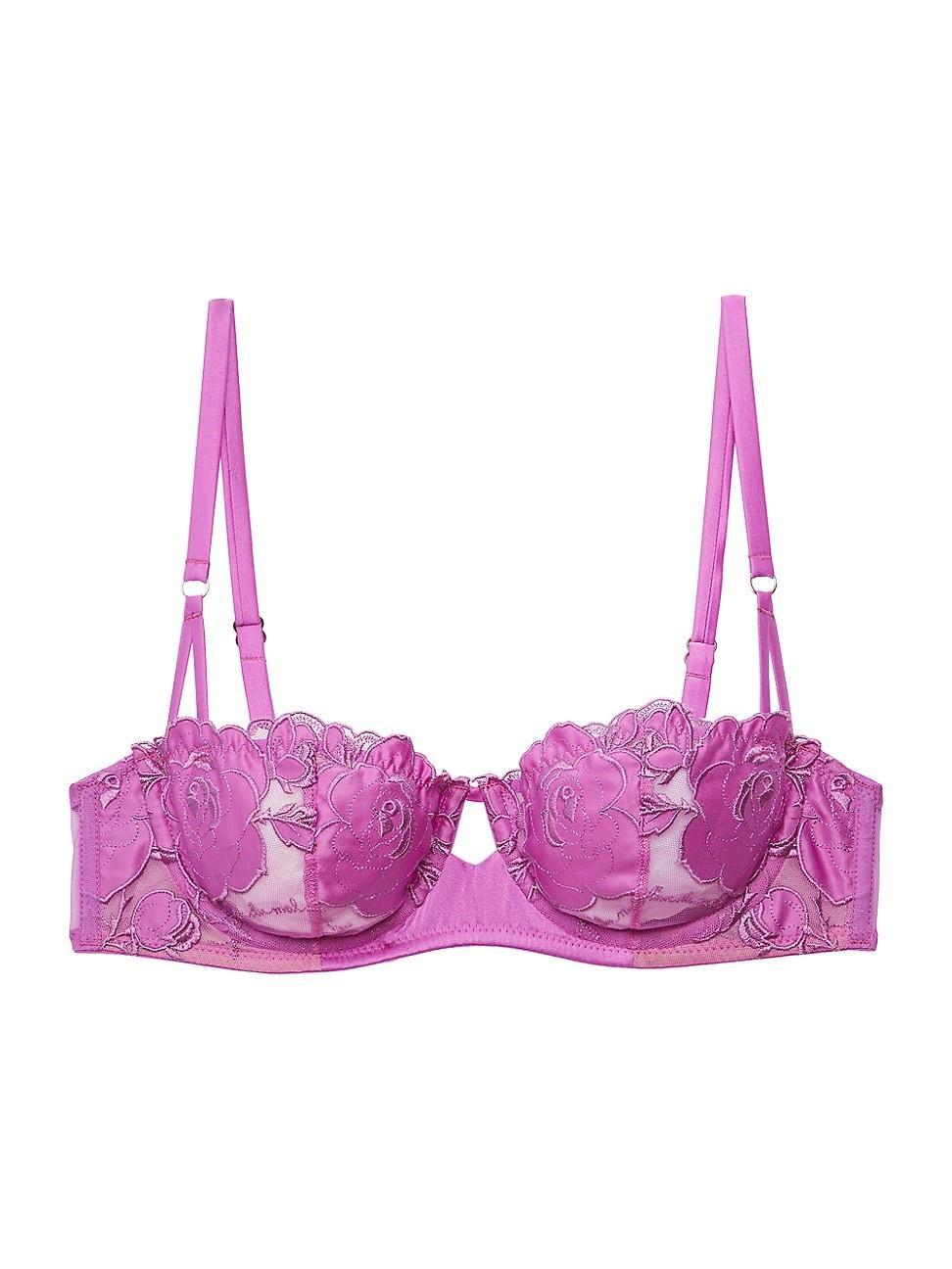 Womens Fleur du Mal x Marilyn Monroe Rosette Lace Balconette Bra Product Image