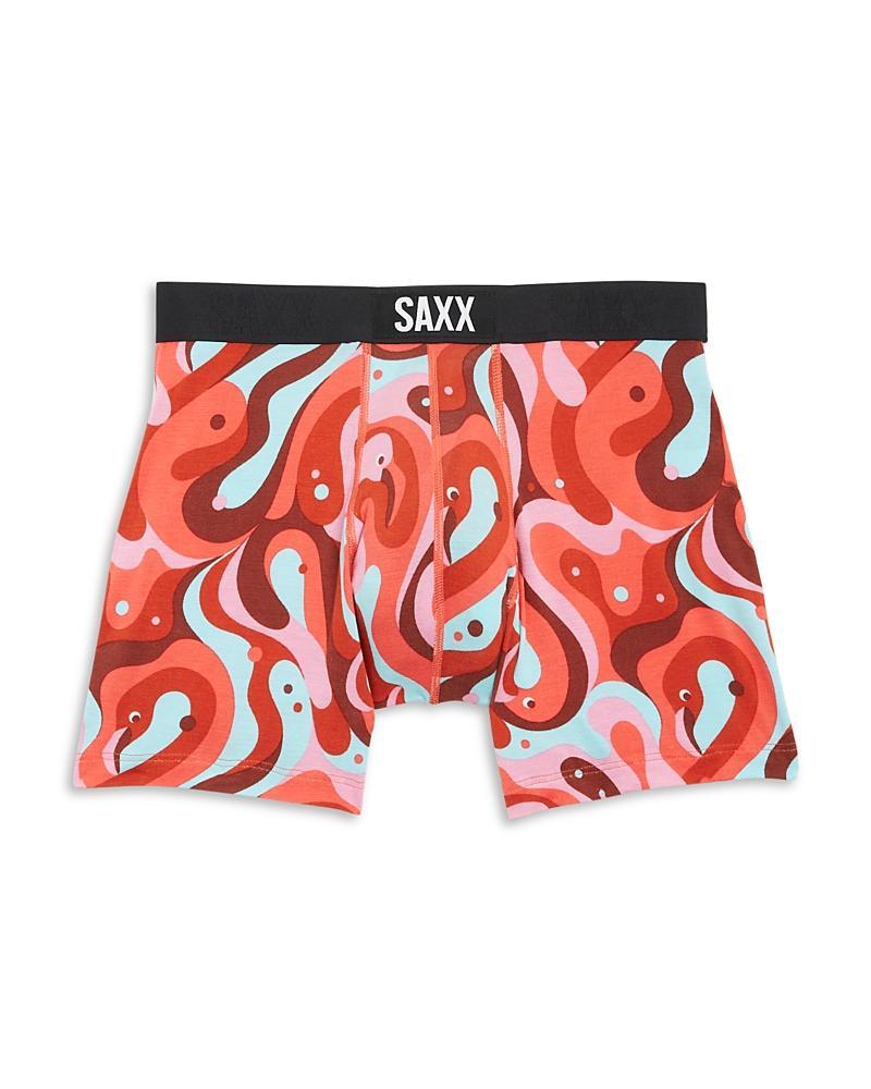 SAXX UNDERWEAR Vibe Super Soft Boxer Brief (Lava Lamp Flamingo/Multi) Men's Underwear Product Image