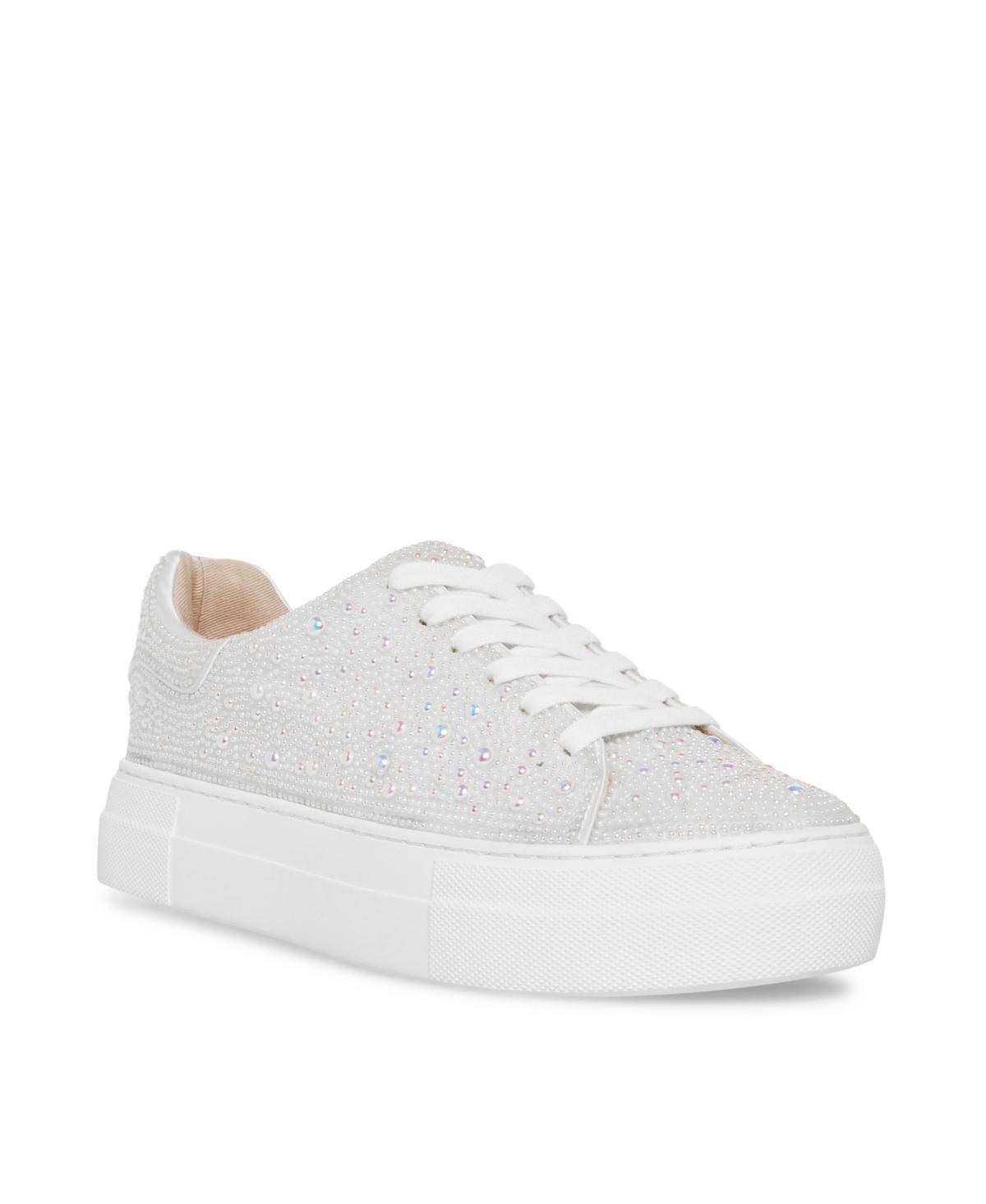 Betsey Johnson Sidny Crystal Pav Platform Sneaker Product Image