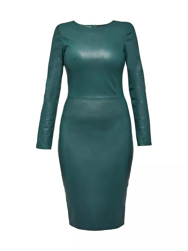 Mrs. Smith Stretch Leather Dress Product Image