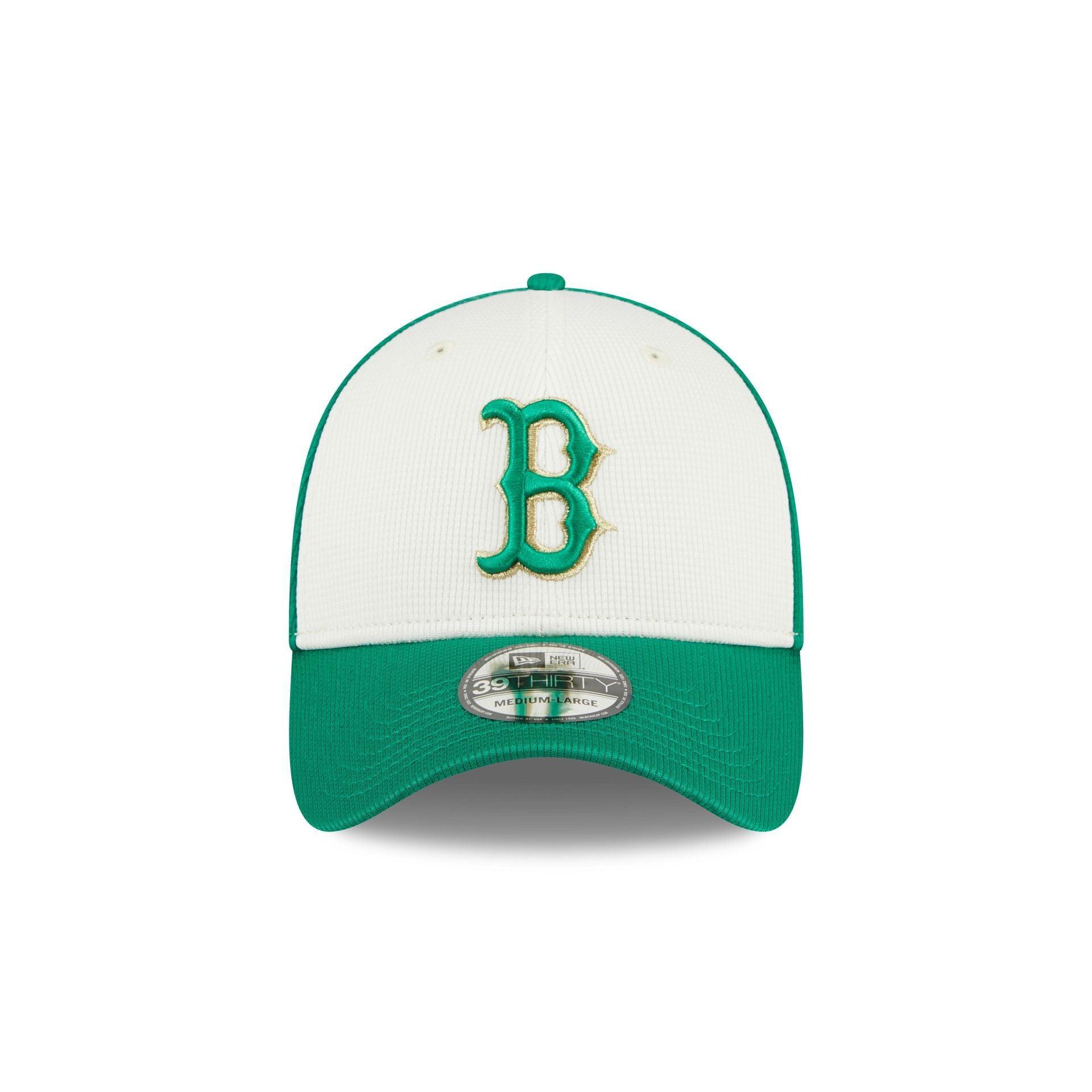 Boston Red Sox St. Patrick's Day 2024 39THIRTY Stretch Fit Hat Male Product Image