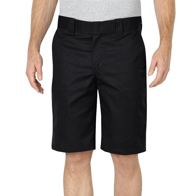 Mens Dickies FLEX Relaxed-Fit Work Shorts Black Product Image