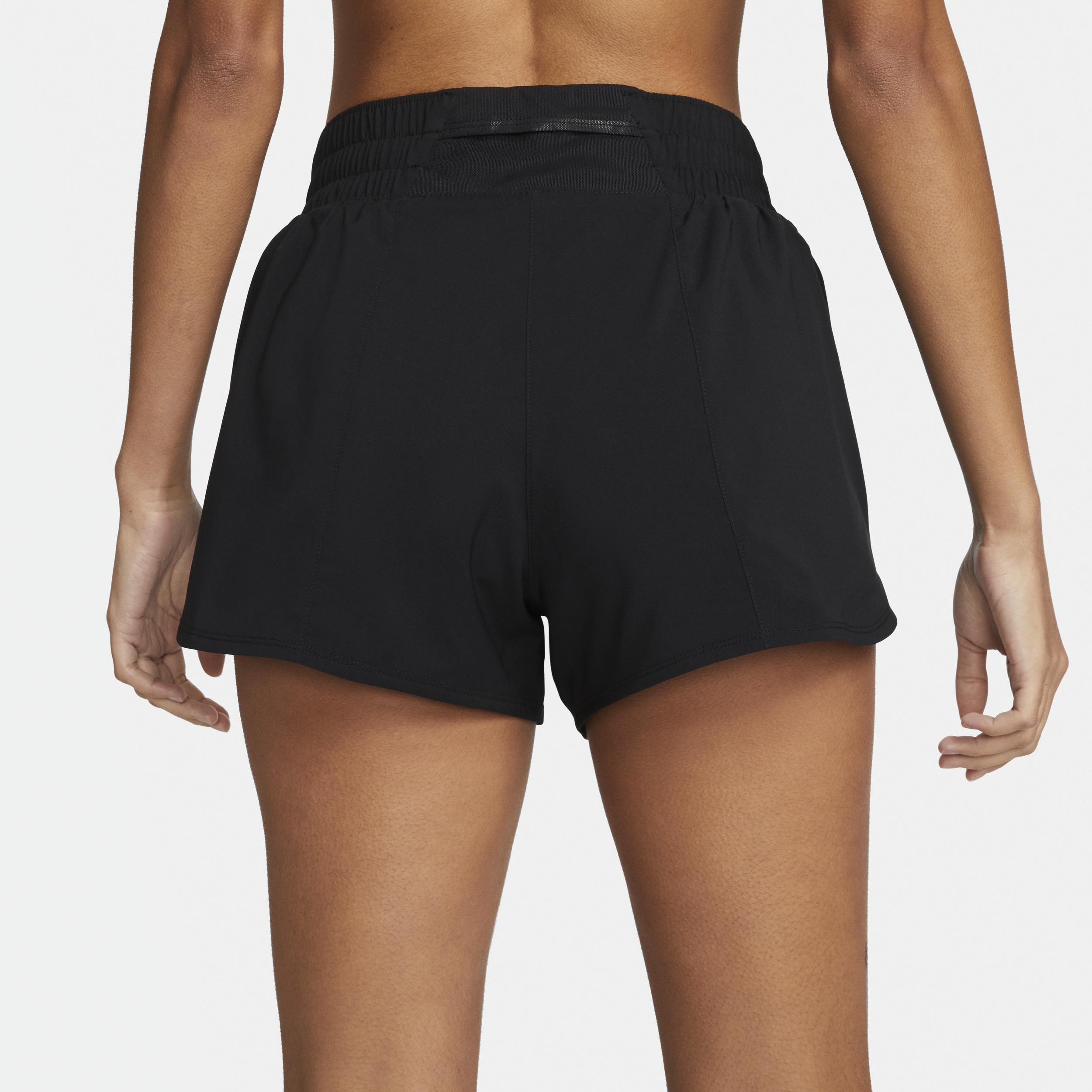 Nike Women's One Dri-FIT Mid-Rise 3" Brief-Lined Shorts Product Image