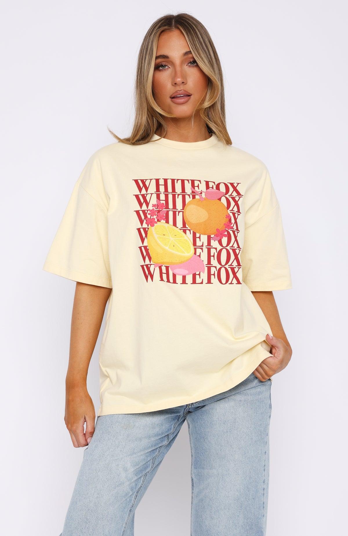 Oh So Sweet Oversized Tee Cream Product Image