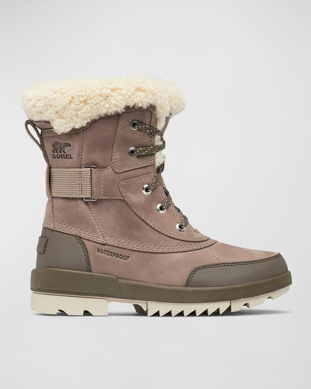 Sorel Fur Lined Tivoli IV Parc Boot in Brown. - size 8 (also in 6, 7.5, 8.5, 9) Product Image