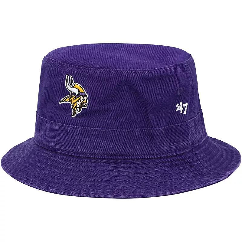 Mens 47 Brand Purple Minnesota Vikings Primary Bucket Hat Product Image