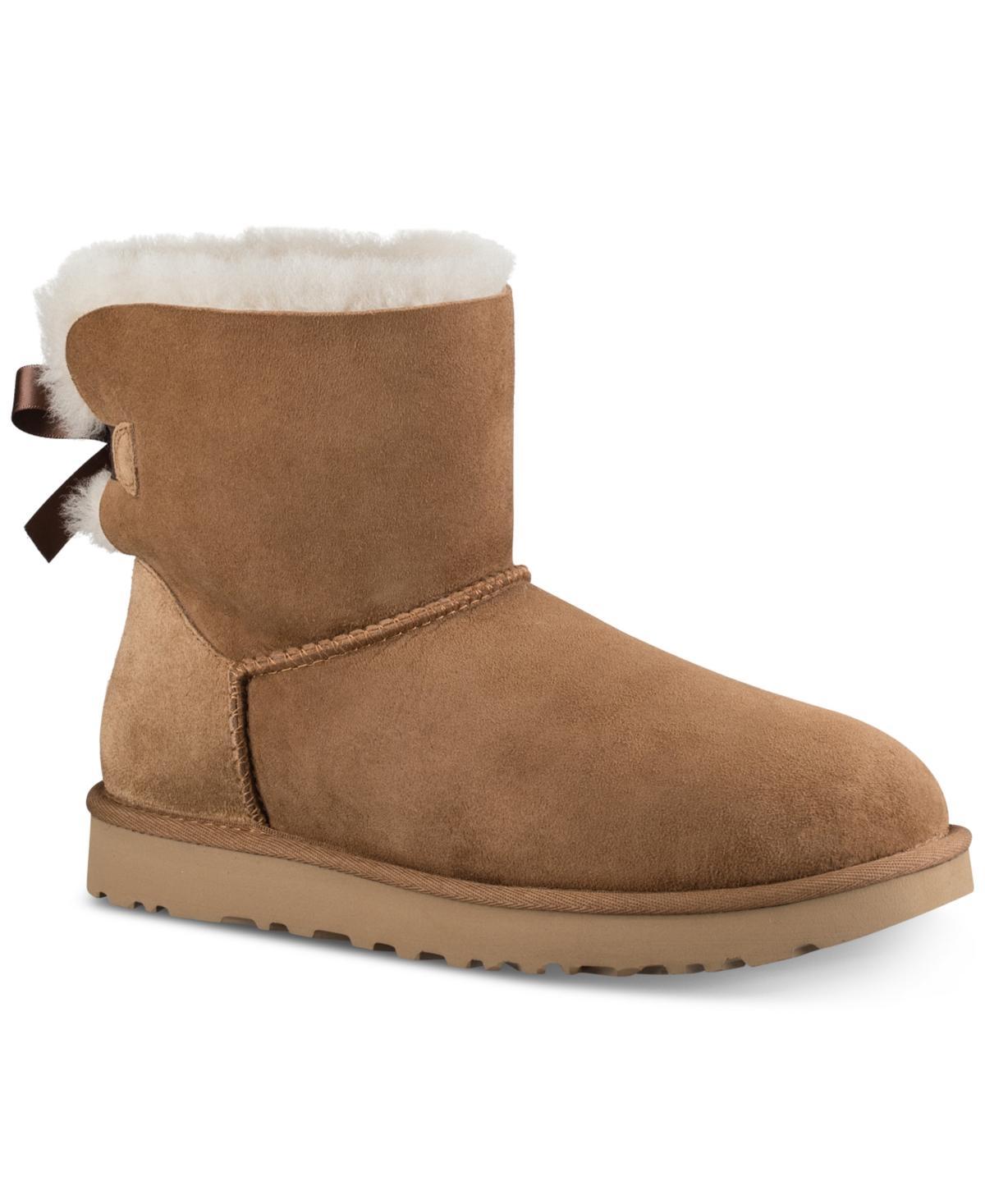 Mini Bailey Bow II Shearling Fur Boots Product Image