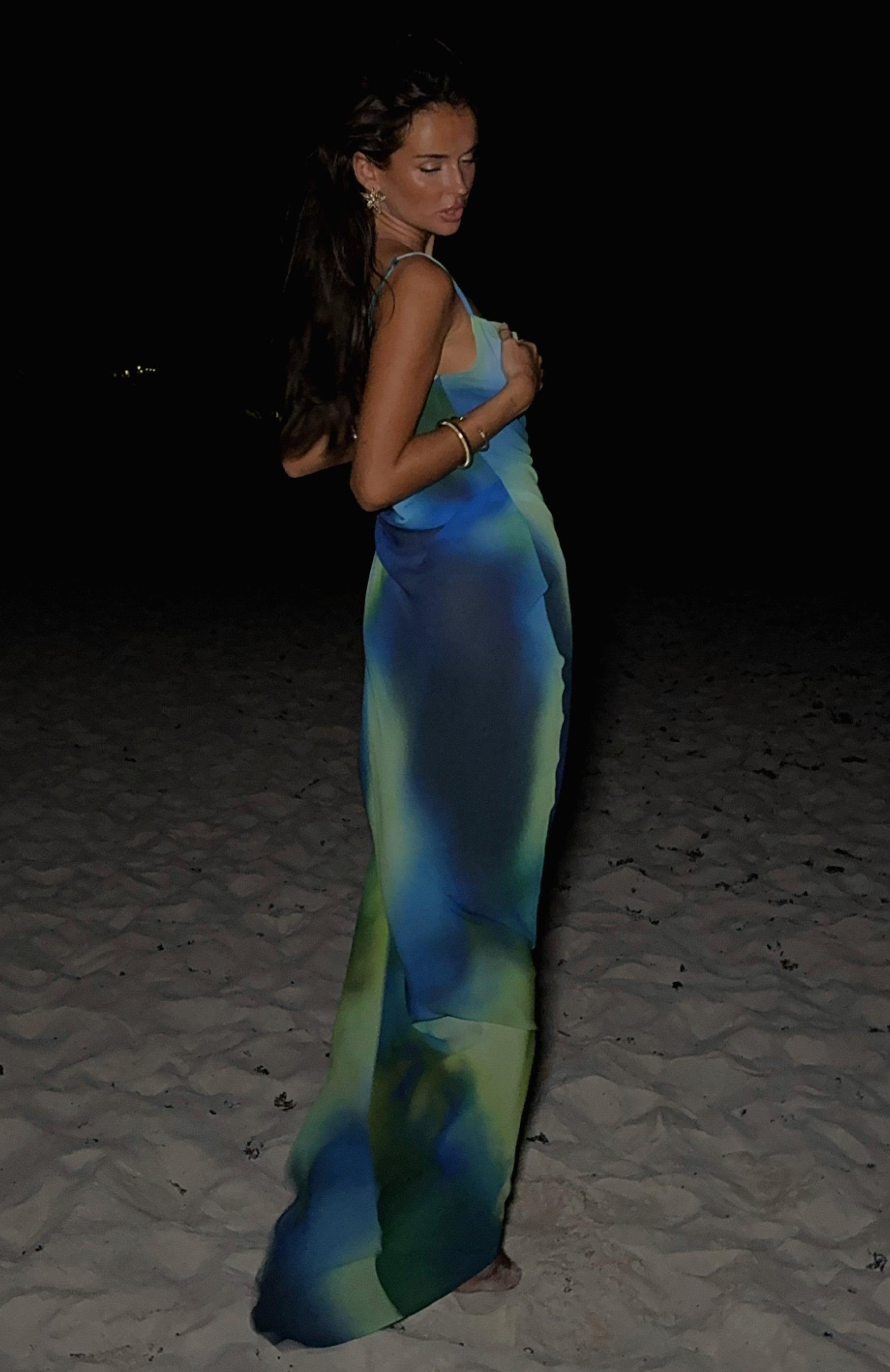 Secret Sounds Maxi Dress Costa Verde Product Image