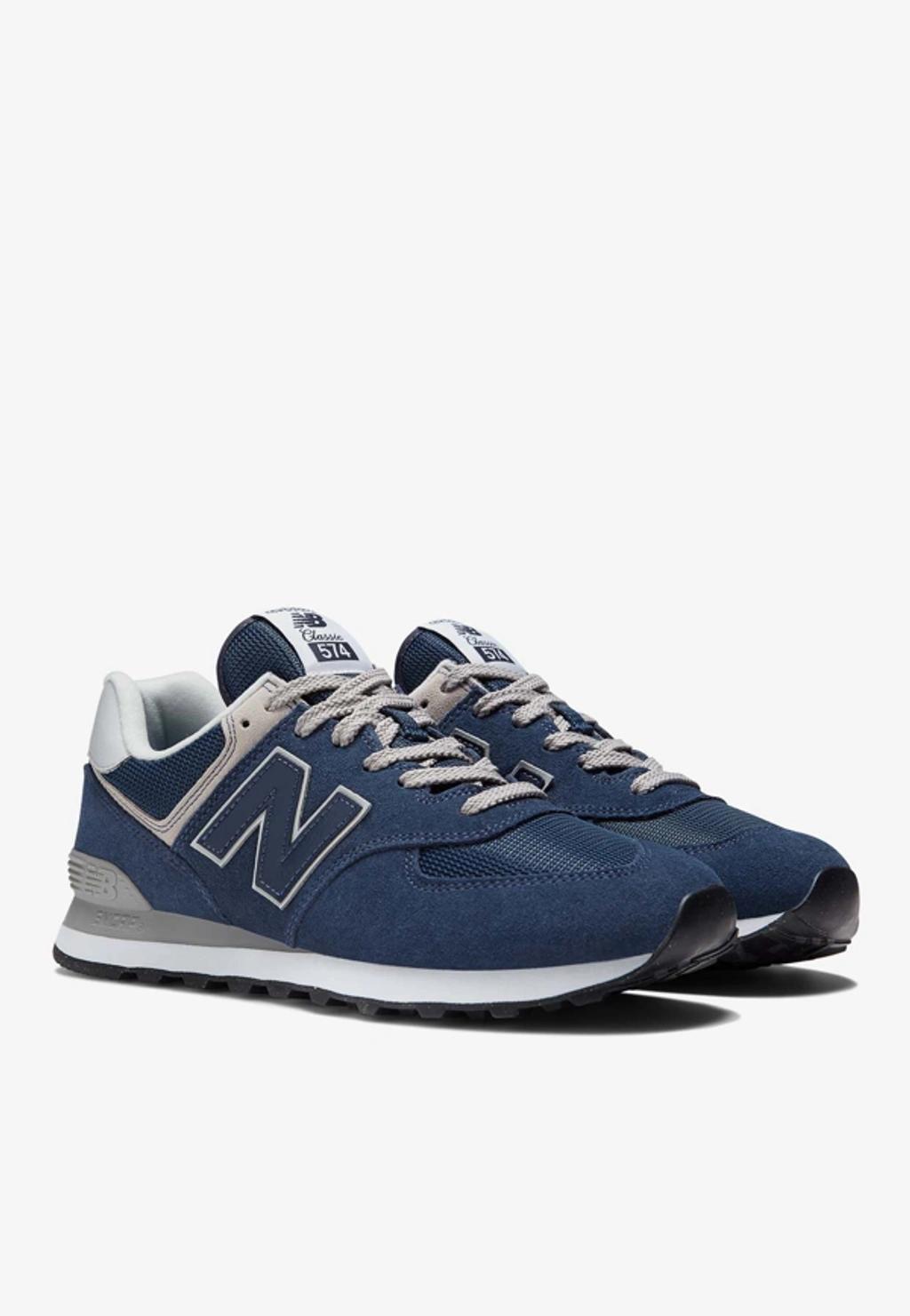 NEW BALANCE Navy 574 Core Sneakers In Blue/white Product Image