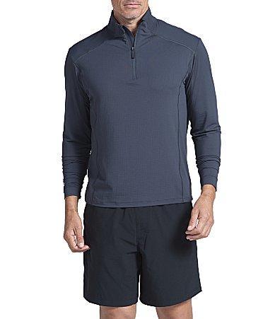 IBKUL Long-Sleeve UPF Mockneck Pullover Product Image