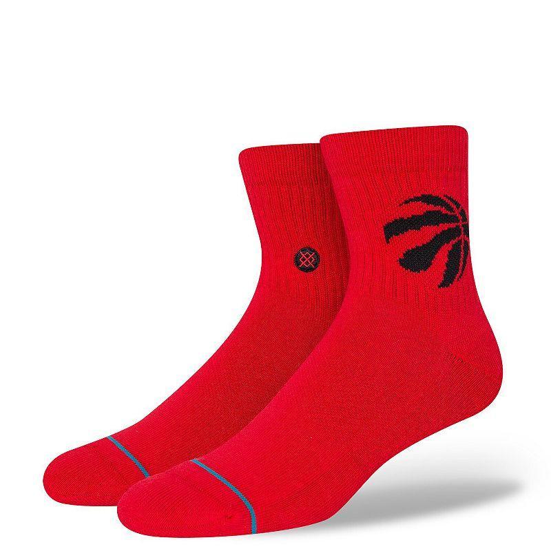 Mens Stance Toronto Raptors Logo Quarter Socks Product Image