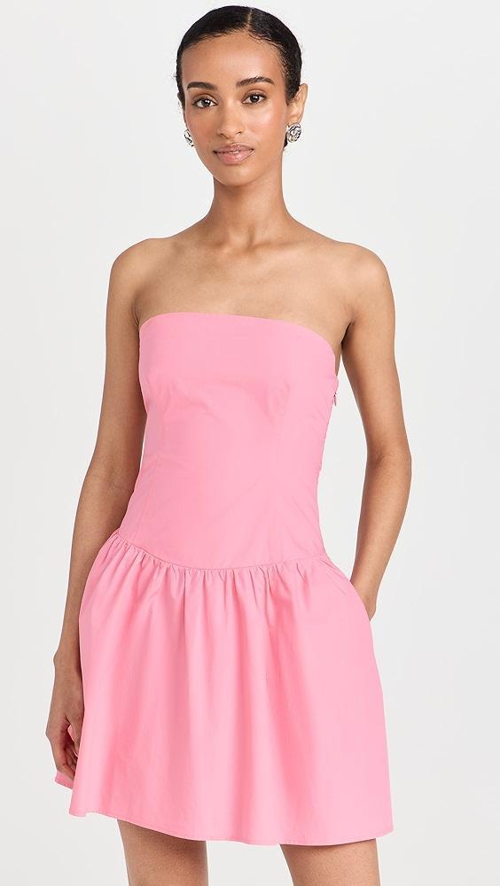 Susana Monaco Poplin Tube Flare Dress | Shopbop Product Image