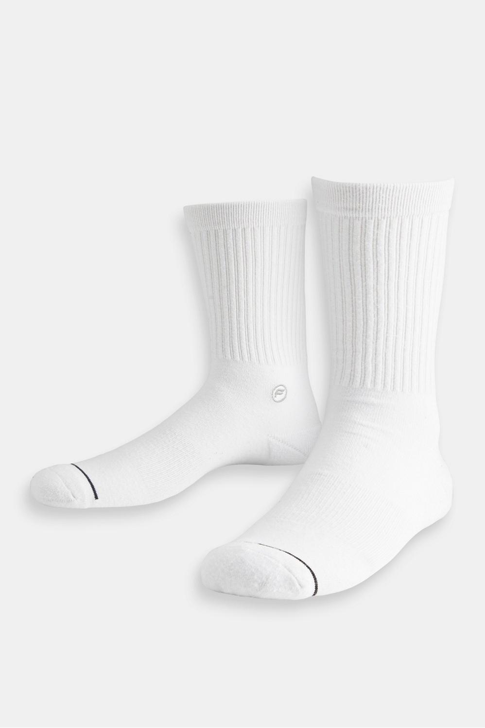 Fabletics Men The Crew Sock male white Size M/L Product Image