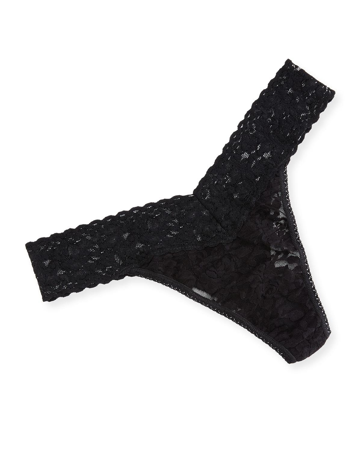 Hanky Panky Womens Daily Lace Original Rise Thong 771101 Product Image