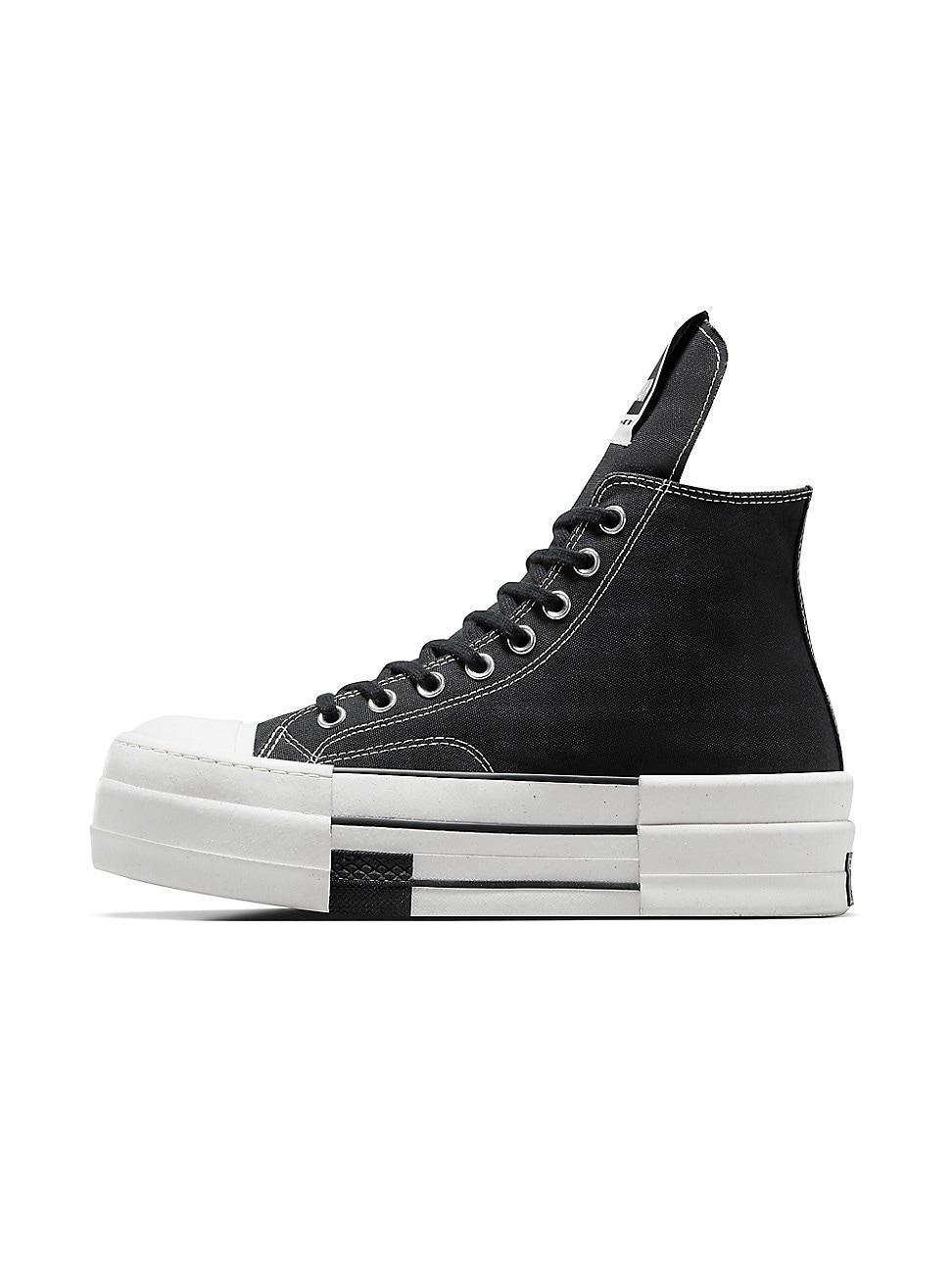 Mens Converse x Rick Owens DBL Drkstar High-Top Sneakers Product Image