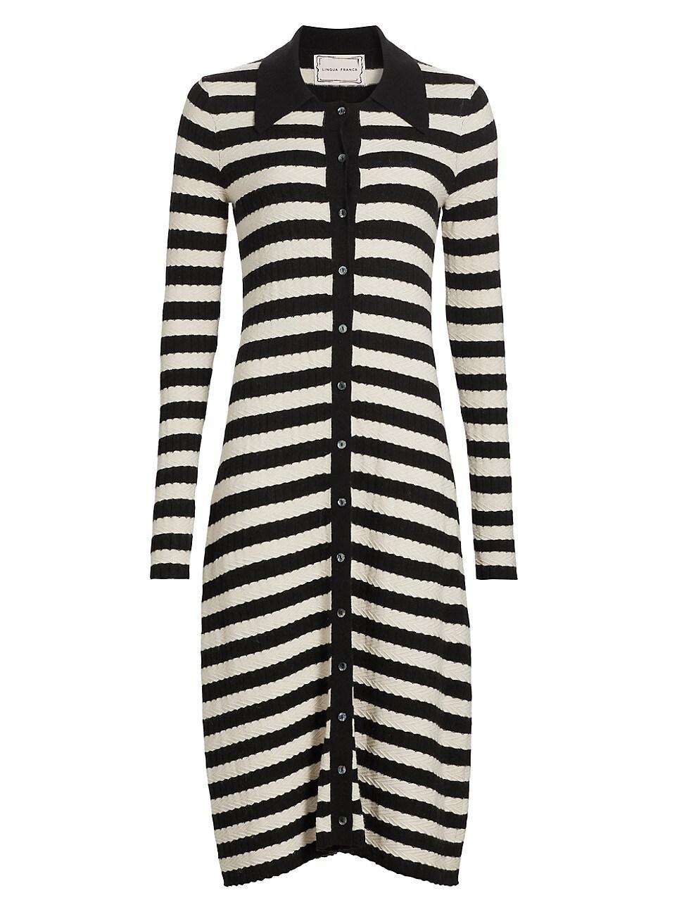 Womens Morrissey Striped Midi-Dress product image