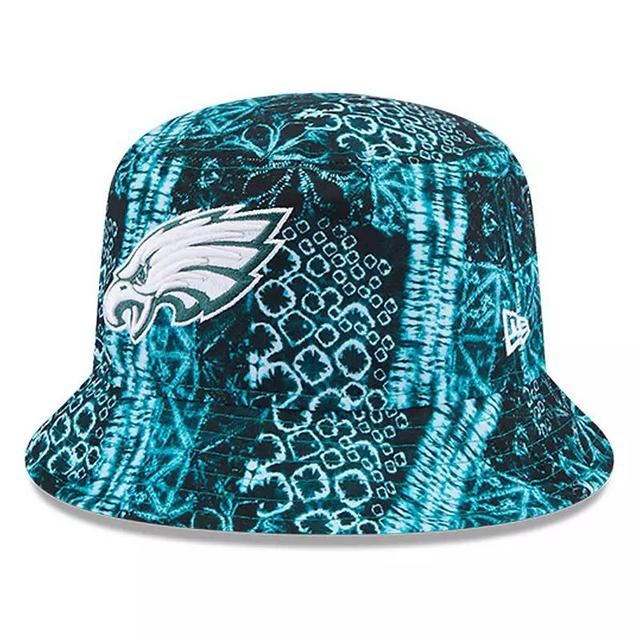 Mens New Era Midnight Philadelphia Eagles Shibori Bucket Hat Product Image