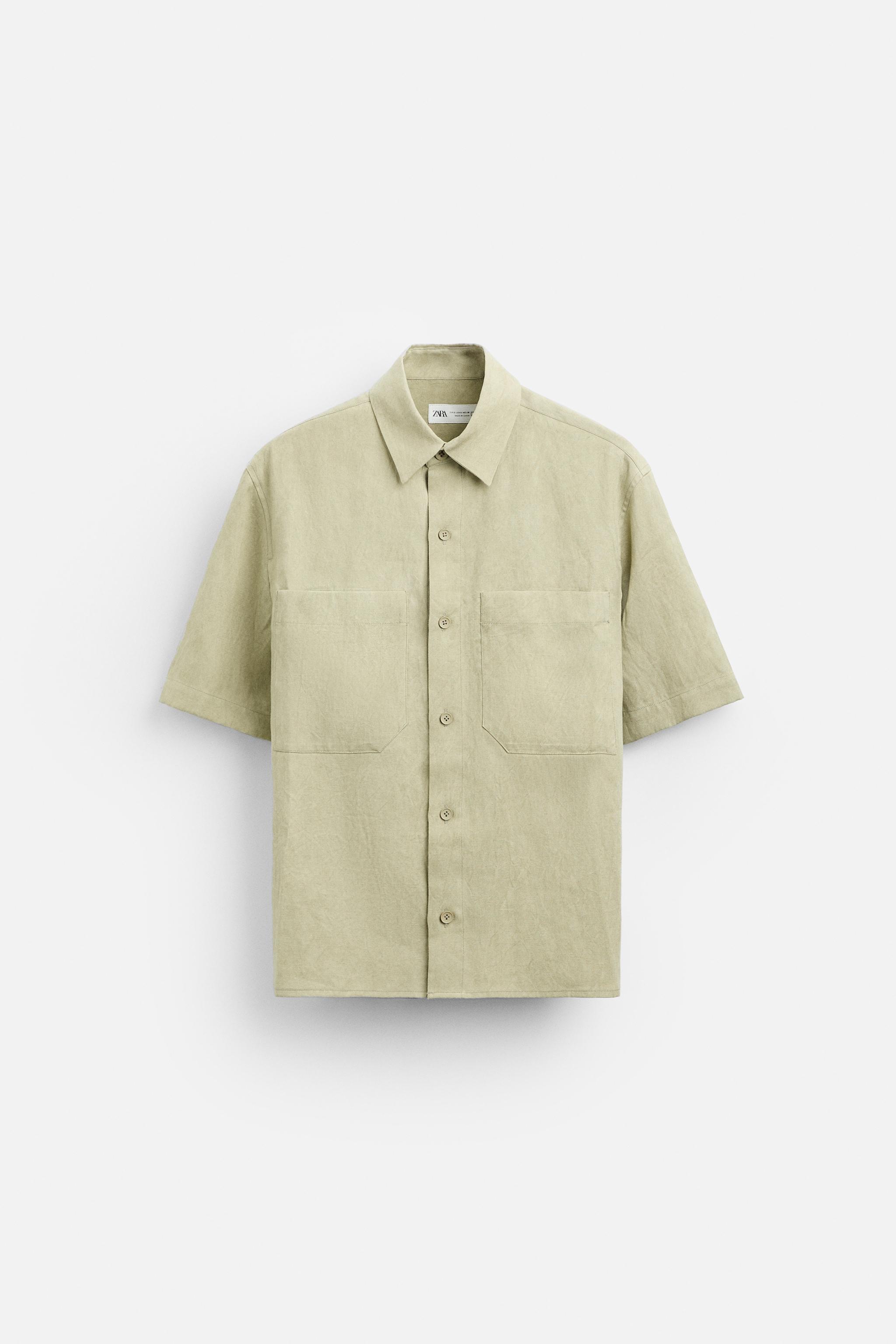 LYOCELL - LINEN WASHED SHIRT Product Image