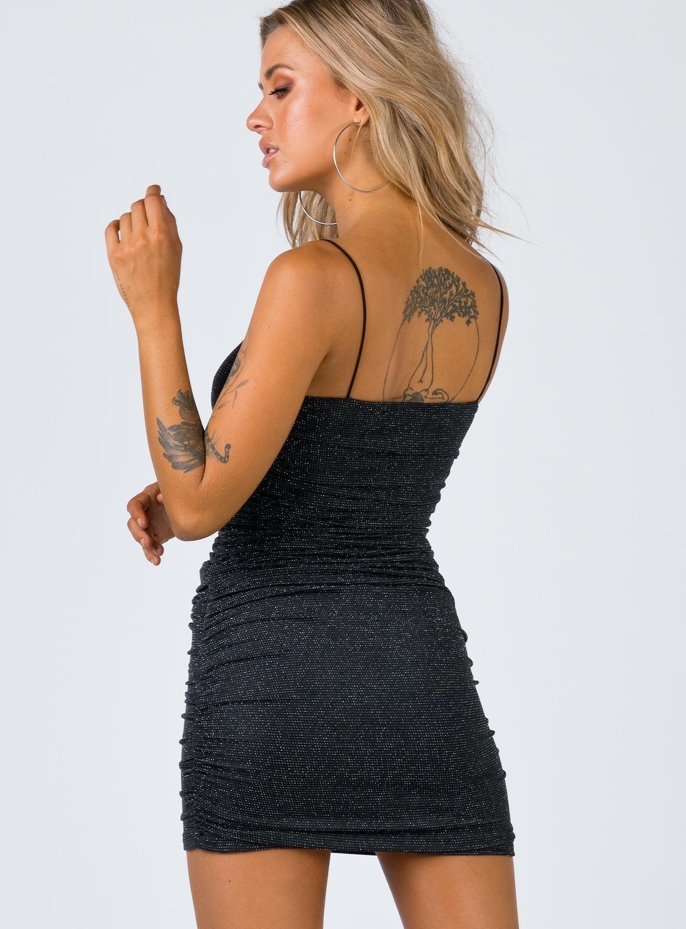 Reeva Mini Dress Black Product Image