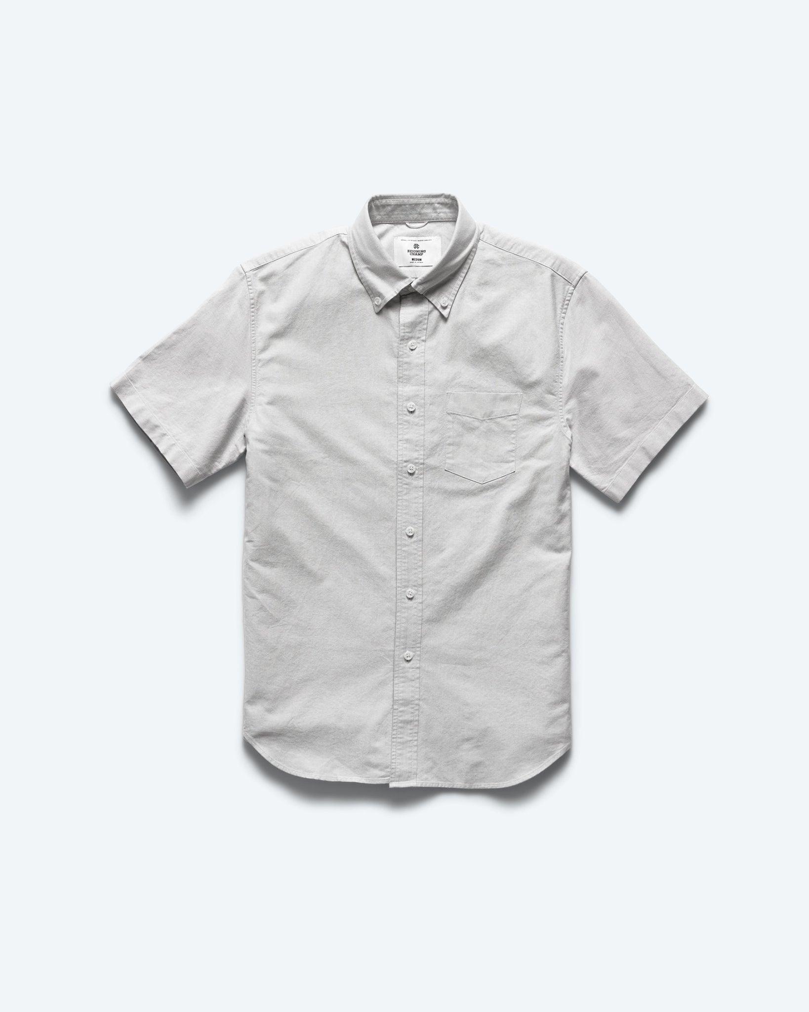 Cotton Oxford Windsor SS Shirt Male Product Image