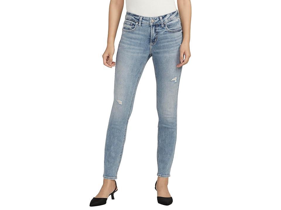 Silver Jeans Co. Elyse Mid Rise Comfort Fit Skinny Jeans L03116ECF240 (Indigo) Women's Jeans product image