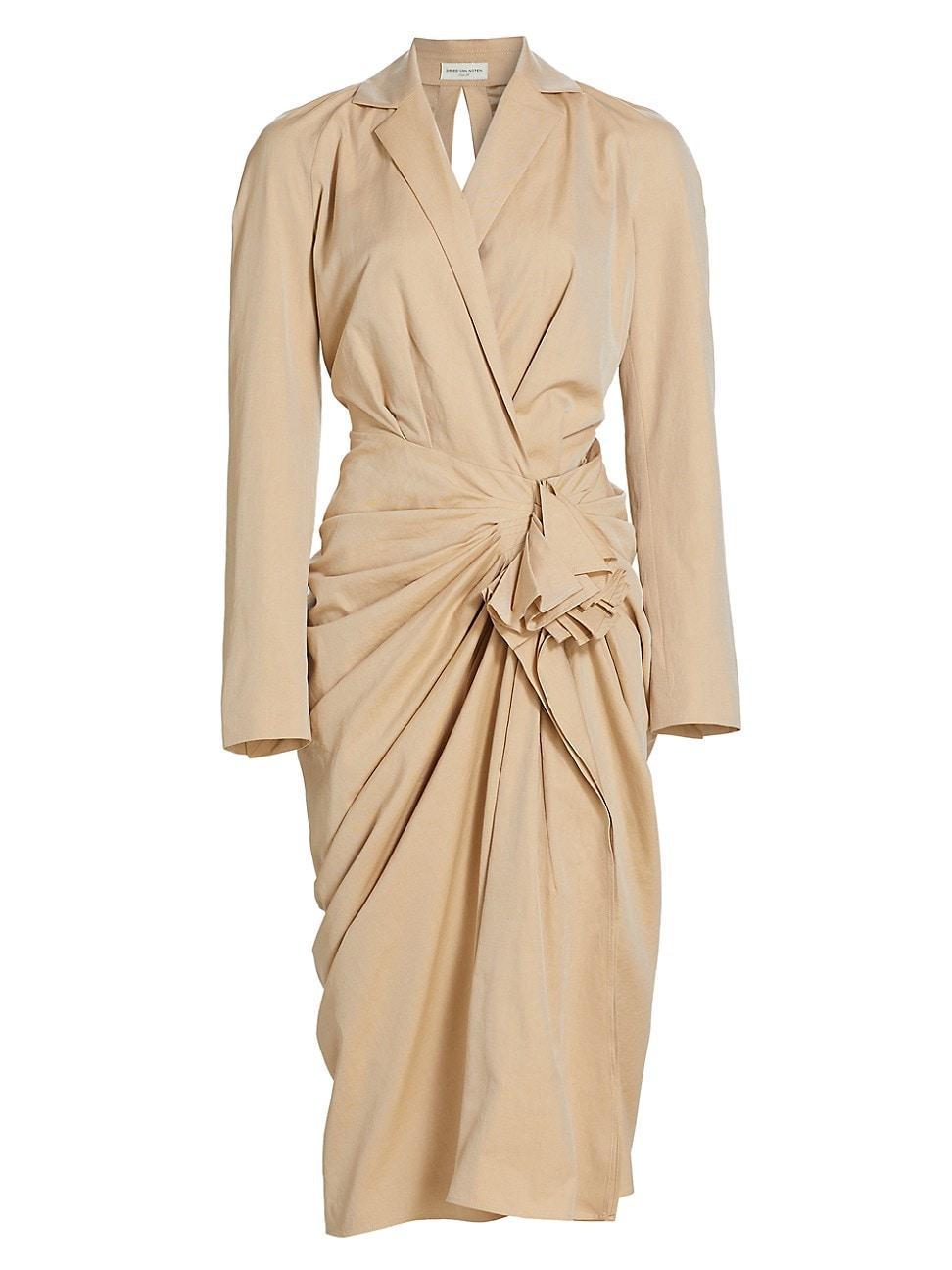 Womens Donati Tied Trench Midi-Dress Product Image