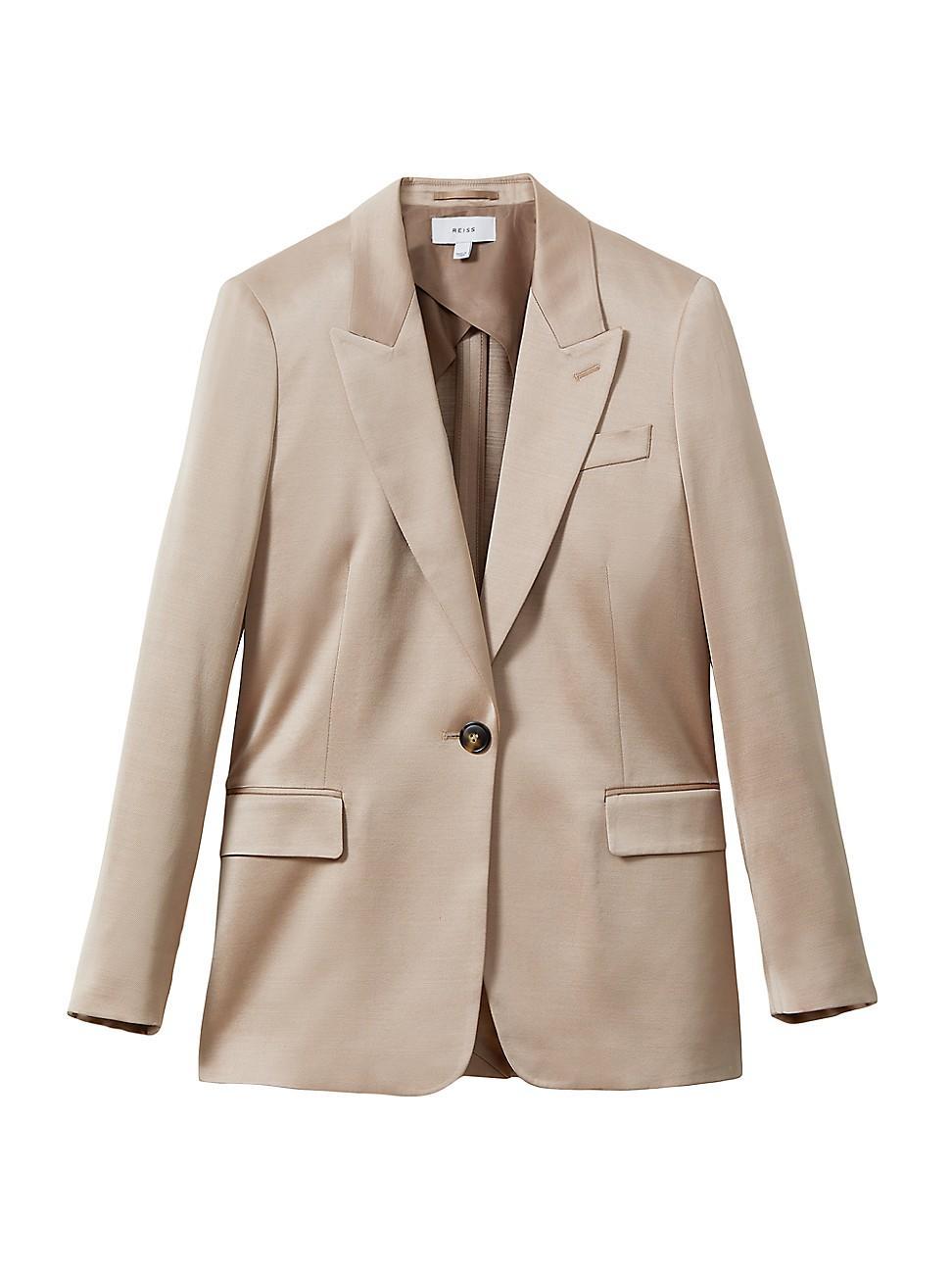 Womens Cole Satin Blazer Product Image