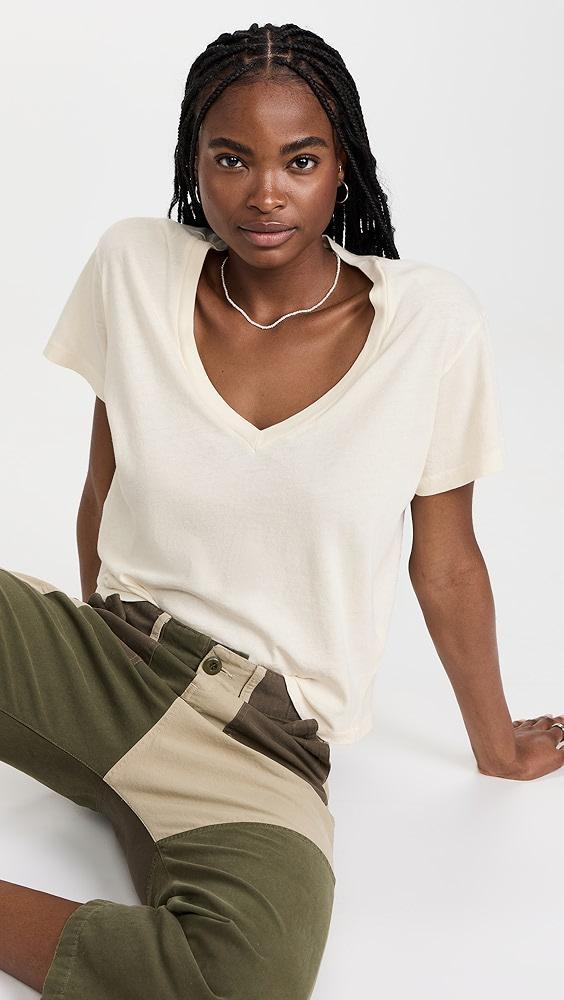 THE GREAT. The V Neck Tee | Shopbop Product Image