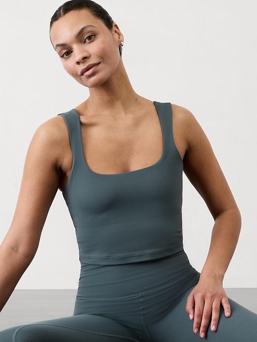 Transcend Square Neck Crop Bra A-C Product Image