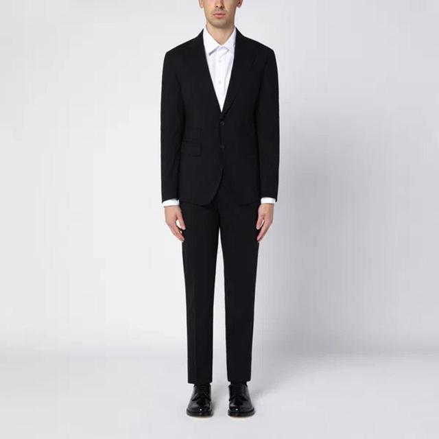 DSQUARED2 Black Single-breasted Wool Suit Product Image