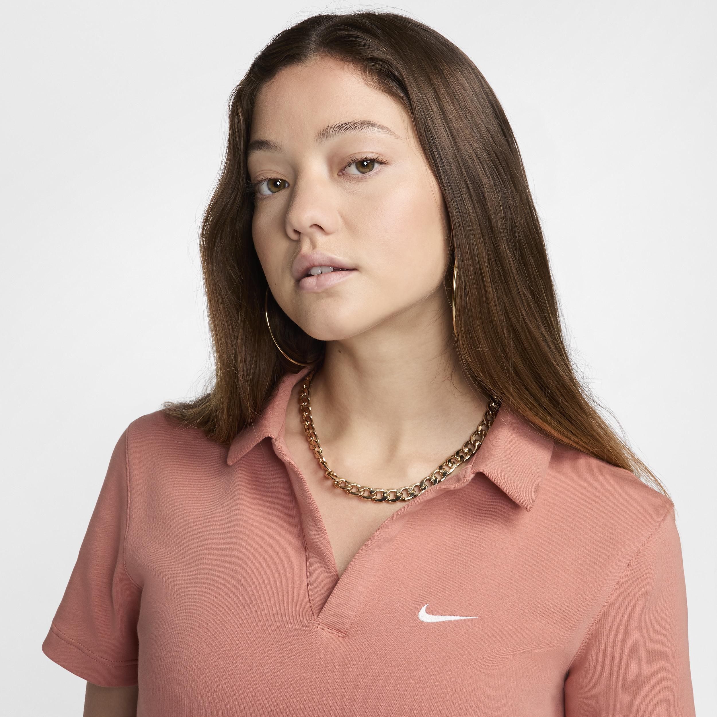 Women's Nike Sportswear Essential Short-Sleeve Polo Top Product Image